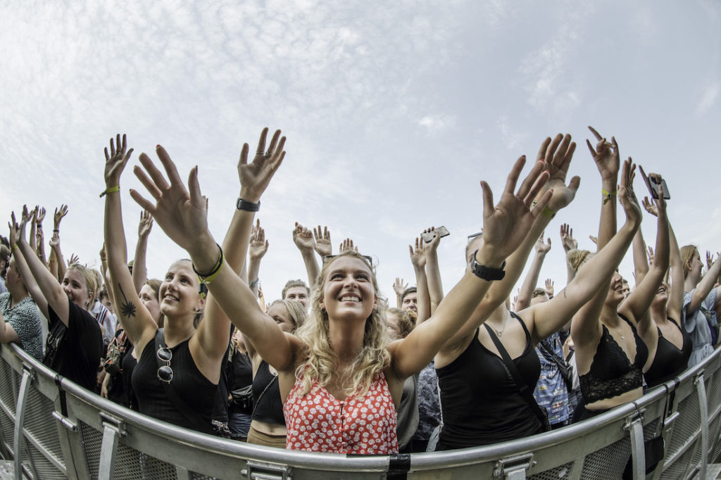 Forreste række til Grøn Koncert