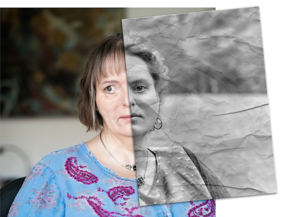 Janne Sander_portræt til jubilæumsbog