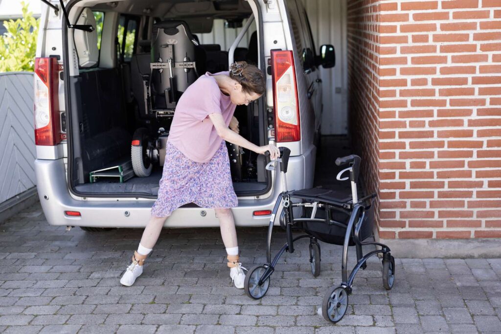 Anette Kousgaard fotograferet for Muskelkraft i sit hjem i Hadsten