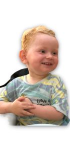 Barn med rødt hår