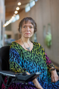 Janne Sander, Næstformand i Muskelsvindfondens på Muskelsvindfondens Landsmøde 2024, portræt